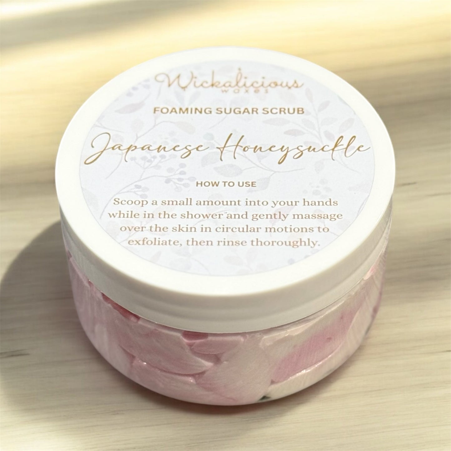 Foaming Sugar Body Soap Scrub