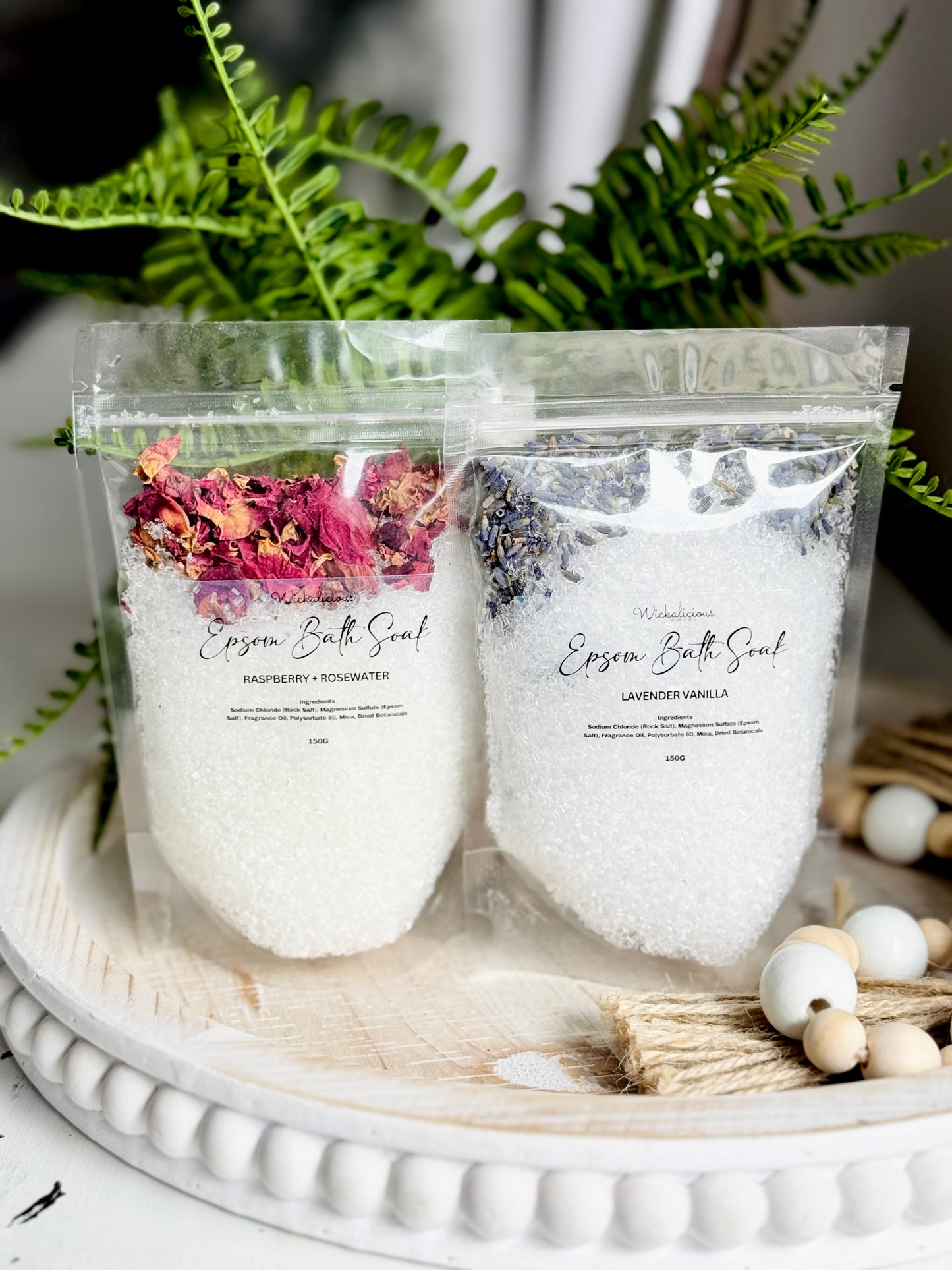 Dried Floral Bath Soaks